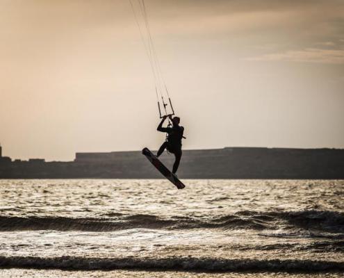 Marokko Atlantikküste kitesurfing in Essaouira