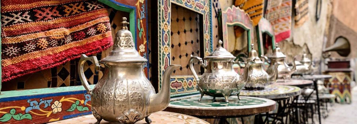 Marokko Kultur und Menschen, Souk in Marrakesch