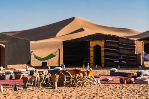 8-tägige Rundreise Südmarokko, Wüstencamp in der Sahara in Marokko
