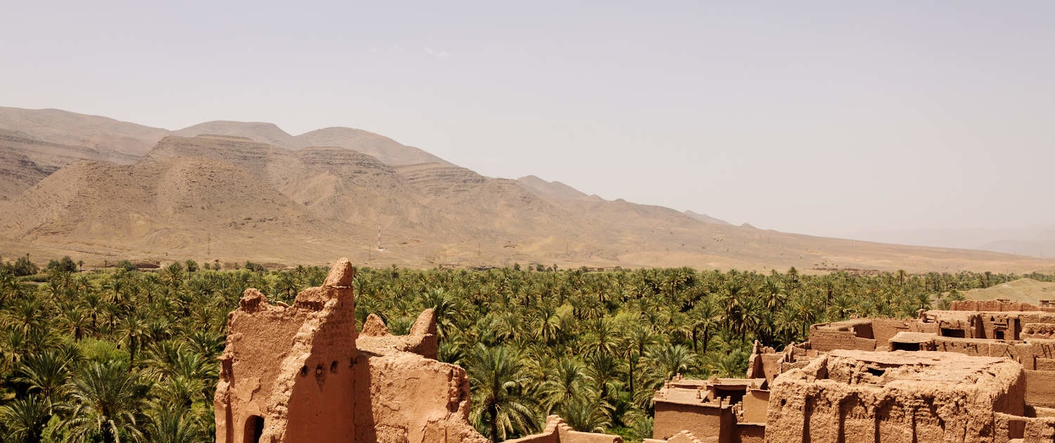Oase in Marokko